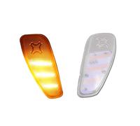 Dtbdfak Dinamiche Indicatori Direzione Luci Posizione Laterali A LED Ambra Gialle Con Lenti Per Fumé Per Jeep Per Renegade Dal 2015 In Poi Luci Direzione(Clear Lens Amber)