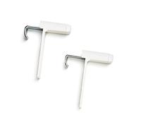 DTCH® Supporti a pinza per tenda a rullo - 2 supporti a pinza - Ideali per finestre a ribalta/vasistas