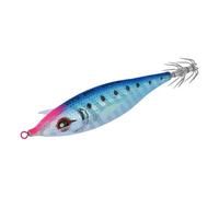 DTD Ball Zebra Transparent - Totanara Luminosa con Effetto Olografico Oro/Argento e Pinne in Silicone Attivo | Bilanciamento Perfetto e Ami Extra Resistenti (Blue)