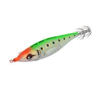 DTD Ball Zebra Transparent - Totanara Luminosa con Effetto Olografico Oro/Argento e Pinne in Silicone Attivo | Bilanciamento Perfetto e Ami Extra Resistenti (Green)