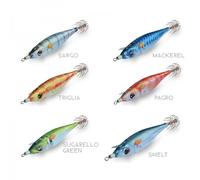 DTD Esca Tonanara per Cefalopodi - Gamberetto Luminoso di Notte e Adatto per la Pesca di Polpo, Seppia, Calamari Ballistic Real Fish 3.0 triglia
