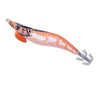 DTD Esca Tonanara per Cefalopodi - Gamberetto Luminoso di Notte e Adatto per la Pesca di Polpo, Seppia, Calamari X EGI 3.0 Orange