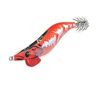 DTD Esca Tonanara per Cefalopodi - Gamberetto Luminoso di Notte e Adatto per la Pesca di Polpo, Seppia, Calamari X EGI 3.0 Red