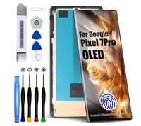 DTD OLED per Google Pixel 7 Pro Schermo di ricambio per Google Pixel 7 Pro LCD Digitizer per Google Pixel 7 Pro Touch Screen Display Assembly Repair Kit con cornice con funzione di impronte digitali