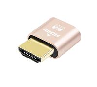 DTECH 4K HDMI fittizio Plug Display Emulatore Headless Ghost Adapter 10 | Compatibile con Windows Mac OSX Linux, supporto 4kx2k 2160P 1080p, per computer desktop