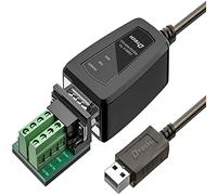 DTech Adattatore seriale da USB a RS485 RS422 R232 con scheda breakout luci LED supporta DC5 V per dispositivi di controllo multi-tipo Windows 10 8 7 XP Mac (0,2 m (interfaccia 3 in 1)