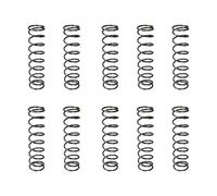 DTGN 1.2x13x50mm(DxODxL) Compressione Molla - 10pz - Buono per Macchinari - Molla Acciaio Estensione Molla - Nero