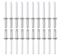 DTGN 4mm x 13mm (DxL) Rivetti Ciechi - 50pz - Ottimo per Macchinario Collegamento - 304 Inox Acciaio Cupola Terminale Rivetto