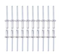 DTGN 5mm x 13mm (DxL) Ciechi Rivetti - 60pz - Buoni per Macchinari Giunzione - Alluminio Cupola Aperto Terminale Rivetto