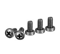 DTGN M3x5mm Viti a Testa Cilindrica, 100pz M3 Attacco Phillips, Filettatura UNC Completa, Acciaio con Finitura in Ossido Nero, Kit di Viti Bulloni