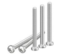 DTGN M4x40mm Viti a Testa Cilindrica, 10pz in Acciaio Inossidabile 304, Attacco Phillips, Filettatura Metrica Grossa, Finitura Lucida, Kit di Viti Bulloni
