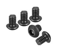 DTGN Viti A Testa Svasata Con grotta Esagonale 1/4"-20x3/8" - 20Pezzi - Ideali Per Biciclette Da Strada, Auto, Moto - Acciaio Al Carbonio Trattamento Ossido Nero - Fissaggi