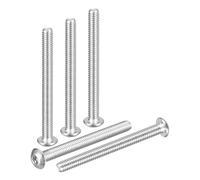 DTGN Viti A Testa Svasata Con grotta Esagonale #8-32x1-3/4" - Confezione Da 20 Pezzi - Adatte Per Bici Da Strada, Auto, Moto - Acciaio Inossidabile 304 Finitura Bianca