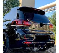 DTGTEX Auto Diffusore Paraurti Posteriore per VW Golf 6 VI MK6 R 2012-2014, Labbra Spoiler Kit Corpo Telaio Posteriore Spoiler Deflettore Accessori