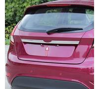 DTGTEX Rivestimento Copertura Portellone Posteriore Dell'auto per Ford Fiesta 2009-2017,Protezione Paraurti Posteriore in Acciaio Inossidabile,Cromo Accessori Decorazione Esterna