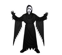 Dtiaagto Scream Ghostface Costume per bambini Guanti Ragazzi Ragazze Halloween Horror Travestimento 12-14 anni