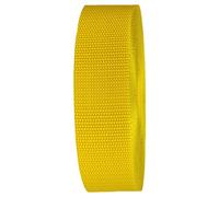 DTKJ Cinghia resistente per borse, nastro in polipropilene, per zaini, bagagli/cargo, 10 iarde, Giallo, 25 mm,