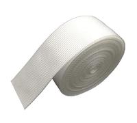 DTKJ Cinghie per borse, cinghie per bagagli in polipropilene, maniglie per rilegatura a bias, cinghie intrecciate, 10 iarde/lotto, bianco, 50 mm,