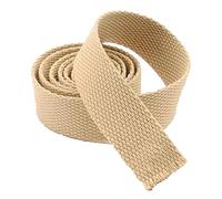 DTKJ - Nastro in cotone per cinghie da 25 mm, 38 mm, ad alta tenacità, nastro per cucito e accessori fai da te, 10 m, cachi, 25 mm,