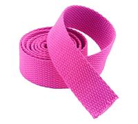 DTKJ Nastro in cotone per cinghie per borse, nastro in tela per cintura, accessori per zaino all'aperto, parti fai da te, artigianato per la casa, 10iarde/lotto,rosé, 38MM