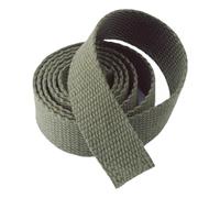 DTKJ Nastro in cotone per cinghie per borse, nastro in tela per cintura, accessori per zaino all'aperto, parti fai da te, artigianato per la casa, 10 m, Verde, 50 mm