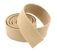 DTKJ Nastro in cotone per cinghie per borse, nastro in tela per cintura, accessori per zaino all'aperto, parti fai da te, artigianato per la casa, 10 m, cachi, 38MM