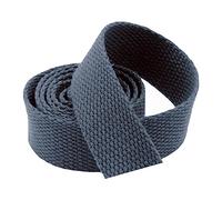 DTKJ Nastro in cotone per cinghie per borse, nastro in tela per cintura, accessori per zaino all'aperto, parti fai da te, artigianato per la casa, 10 m, Grigio scuro, 38MM