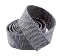 DTKJ Nastro in cotone per cinghie per borse, nastro in tela per cintura, accessori per zaino all'aperto, parti fai da te, artigianato per la casa, 10 m, grigio, 50 mm