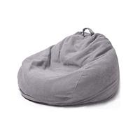 DTLEO Pouf Poltrona Poltrona a Sacco Ripiene Bagagli Bean Bag Chair per Bambini Adolescenza e Sacchetto di Fagioli Adulti Chair Gaming (Senza Imbottitura),Grigio,XXL