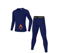 Dtone Set Intimo Base per Bambini Ragazzi Calcio Skins Atletico Termico Maglia a Maniche Lunghe e Leggings per Sport Sci, 12-13 Years (Size 30)