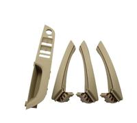Dtpnoa Maniglia Interna Portiera Per BMW Serie 3 E90 E91 316 318 320 325 328i Set Di 7 Pezzi Accessori Interni LHD Pannello Interruttore Finestrino Maniglia Porta(Beige Low-end 35.5)