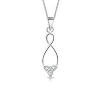 DTPsilver® Collana in Argento 925 - Ciondolo Albero della Vita - Catenina Larghezza: 1,2 mm - Lunghezza regolabile: da 40 a 45 cm