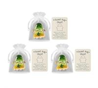 DTREELS Ghost Pocket Hug, Ghost Pocket Card, Pockets Hug G-host con biglietto di incoraggiamento, regalo di Halloween con supporto ispiratore, grazioso mini ciondolo, piccolo ricordo decorativo
