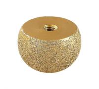 DTREELS Utensili abrasivi a testa di rettifica brasata diamantata, Pietra Incisione Strumento Testa a fungo, Strumento di macinazione circolare ad arco interno di ciottoli, Strumento di incisione