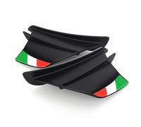DTSGCX Accessori per motociclette Moto Winglet Aerodinamico Ala Kit Spoiler per A&prilia Tuono 1000 RS125/RS250 RSV1000 Mille(8)