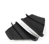 DTSGCX Accessori per motociclette Moto Winglet Kit Carenatura Spoiler per Yamaha YZF R1 R1M RS1 R3 R6 R6S R25 R125 125R YZF600R 750R YBR125 FZR1000(Matte Carbon)