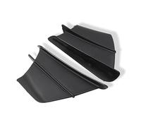 DTSGCX Accessori per motociclette Moto Winglet Kit Carenatura Spoiler per Yamaha YZF R1 R1M RS1 R3 R6 R6S R25 R125 125R YZF600R 750R YBR125 FZR1000(Nero)