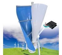 DTUcacochymic Kit generatore di turbina eolica da 12000 W, 12 V, 24 V, 48 V, turbina verticale con albero a levitazione magnetica, con controller MPPT, per sistema solare ibrido, D-48V