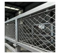 DTVEW 304 Rete in Corda di Acciaio Inossidabile, Balaustra Recinzione, 10cm/2mm Sicurezza in Maglia per Ringhiere Balconi e Scale(Type A,0.6x4m)