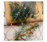 DTVEW 304 Rete in Corda di Acciaio Inossidabile, Sicurezza per Balconi 10cm/2mm Rotolo Tessuta per Cavi Recinzioni Giardini e Fattorie, Parchi Giochi(1.5x18m)