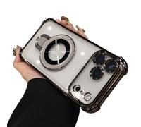 DTVKTZ Prosperousk/Stampopular Phone Case, New in Phone Case for iPhone 17 Series - Four Corners Air Cushion Anti-Fall Case with Invisible Ring Stand (17,F)