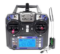 DTXMX Flysky FS-i6 2.4GHz trasmettitore RC a 6 canali e Ricevitore FS-iA6B Sistema di Controllo Radio per RC Ala Fissa Glider Elicottero [modalità 2]