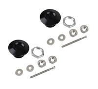 DTYBJN Blocco di Blocco per Cofano Chiusura a sgancio rapido per paraurti, Chiusura a Pulsante per Auto, Chiusura a Perno per Cofano, Pulsante in Lega di Alluminio Serratura Coperchio Motore(2pcs)