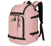 DTYBJN Borsa per pattini a rotelle per uomo e donna, zaino da ghiaccio con tasca superiore per casco per lame, adatta a scarpe fino a 13 pollici.(Flesh pink)