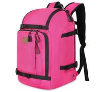 DTYBJN Borsa per pattini a rotelle per uomo e donna, zaino da ghiaccio con tasca superiore per casco per lame, adatta a scarpe fino a 13 pollici.(Rose)