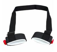 DTYBJN Borsa porta scarponi sci 2 pezzi di borse da sci in nylon regolabili per bastoncini, tracolla, maniglia, cinghie, gancio e passante di protezione Zaino per scarponi da sci(2Pc)