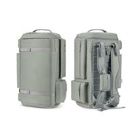 DTYBJN Borsa porta scarponi sci Borsa da sci 55L di grande capacità per riporre scarponi casco snowboard vestiti zaino regolabile impermeabile unisex Zaino per scarponi da sci(Waffle green)