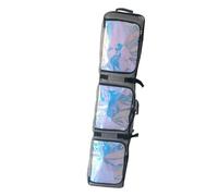 DTYBJN Borsa porta scarponi sci Borsa da sci con ruote impermeabile con maniglia, porta snowboard a rotelle, per trasporto sci, sciatori adulti Zaino per scarponi da sci(Gray)