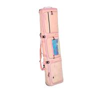 DTYBJN Borsa porta scarponi sci Zaino da sci a spalla, impermeabile, per racchette da neve, singolo, doppio, universale, con ruote Zaino per scarponi da sci(Pink (150-165))