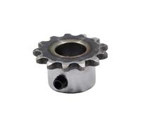 DTYBJN Cassette e pignoni 1 Ruota dentata 04C 13 Denti Foro Interno 6/8/10 mm/12 mm 25H 45# Acciaio 04C Ruota da Tavolo Vite finita M5 Ruota Libera(12mm,4pc 04C-13 Teeth)